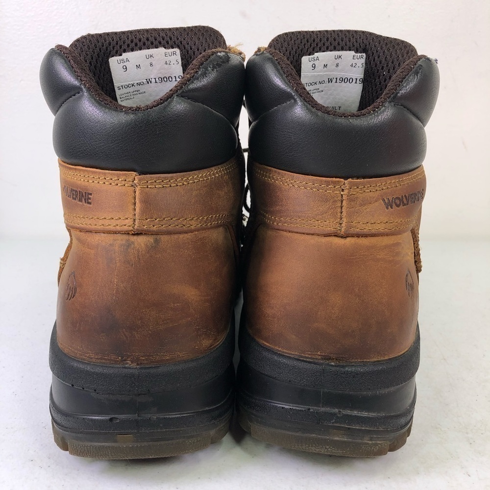Wolverine Ramparts 6 Inch Waterproof Mens Work Boot W190019 USA Made Size 9M - Picture 5 of 8
